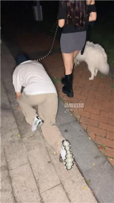 【蓓蓓s】情侣主-户外遛狗犬化