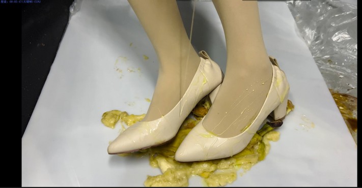 裸色高跟踩香蕉淋酸奶  JS251101~8BP